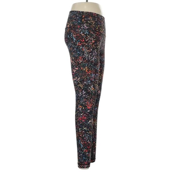 Lululemon Wunder Under Floral Multi-Color Print Stretch leggings Women's size 8 - Picture 5 of 6